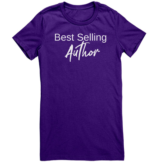 Best Selling Author - Women's Tee - Purple