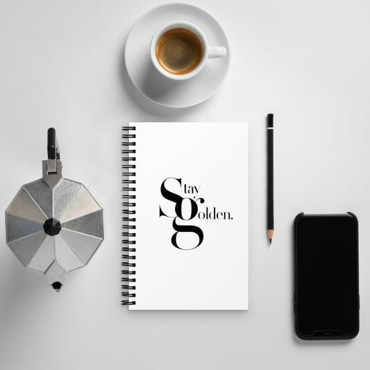 Stay Strong Spiral notebook - VRB DESIGNZ BOUTIQUE